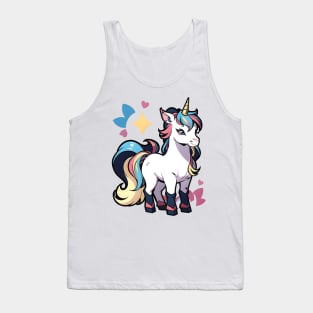 Unicorn Rainbow 14 Tank Top